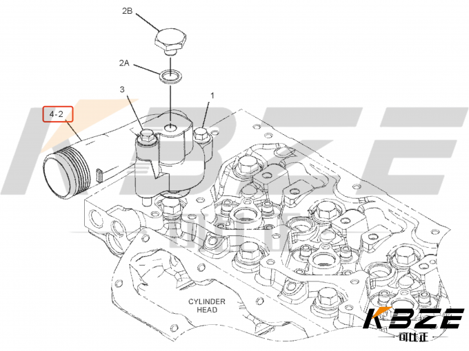 CAT C6.6 ENGINE 85°C THERMOSTAT WITH HOUSING 367-1817 357-8714 4133L066 ...