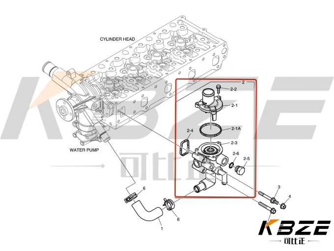 DOOSAN DAEWOO D34 ENGINE 82°C THERMOSTAT 300738-00129 FOR DX57 DX120 ...