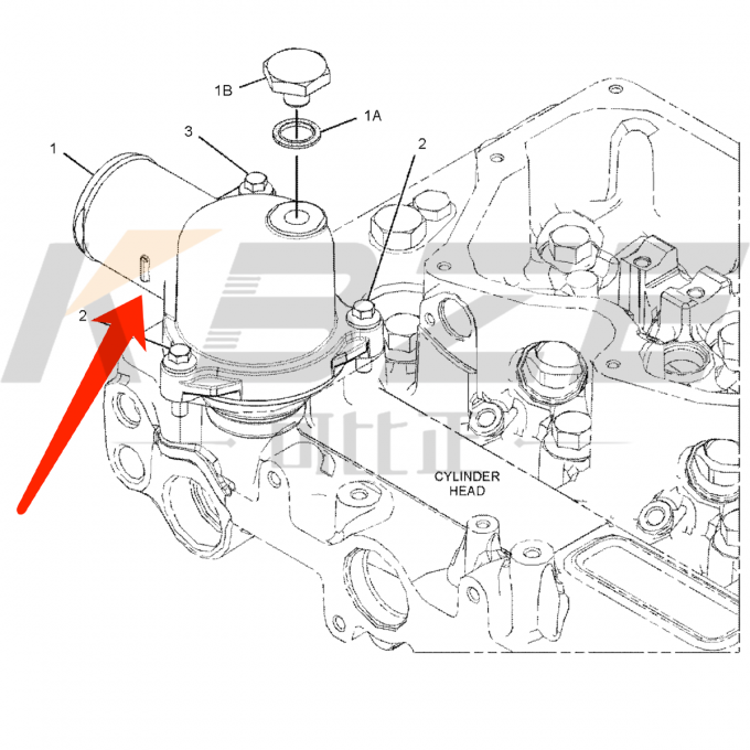 BRAND 497-3990 CAT C7.1 ENGINE 82°C THERMOSTAT AS FOR EXCAVATOR
