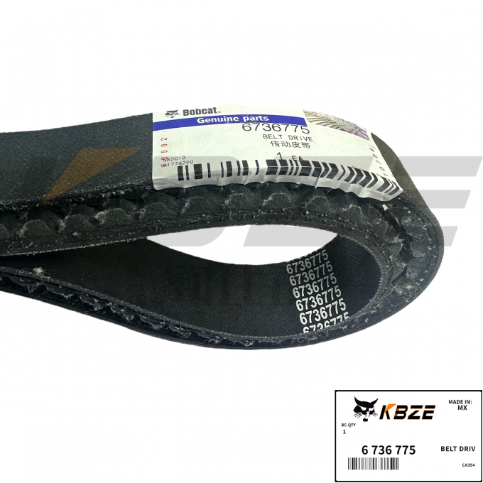 GENUINE BOBCAT 6736775 BELT DRIVE FOR S130 S150 S175 S180 SKID STEER LOADER