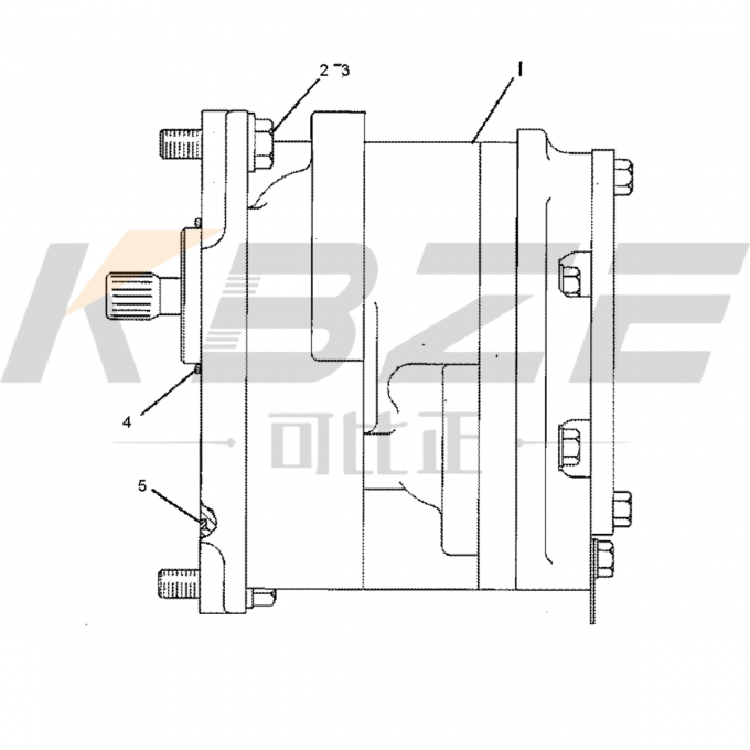 NEW KBZE BRAND 7T-4312 8E-6709 GEAR PUMP ASSY FOR CAT 527, D5H, D5H XL ...