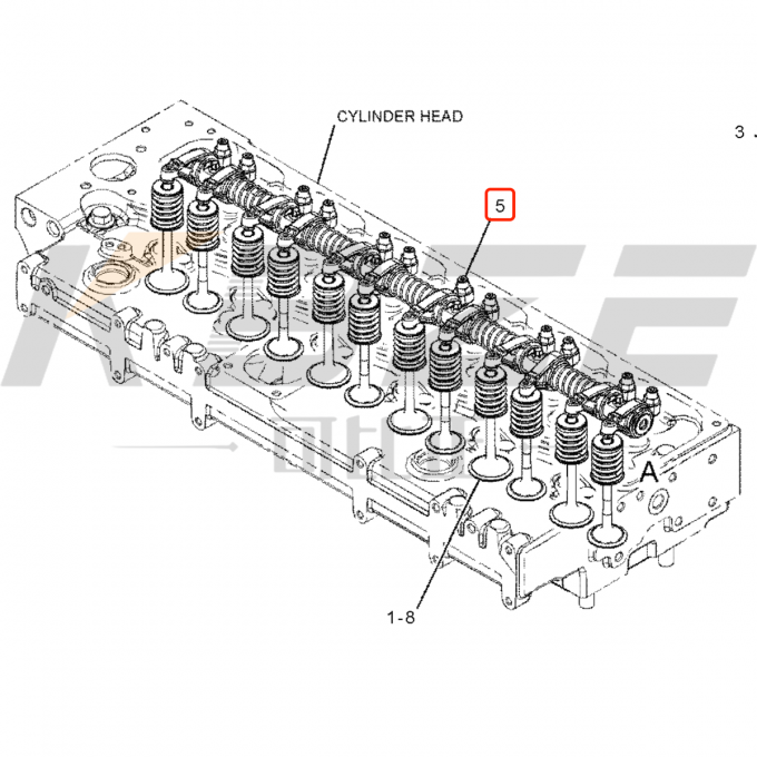 335-5602 3355602 CATERPILLAR C7.1 DFI ENGINE ROCKER ARM ASSY FITS 320D2 ...
