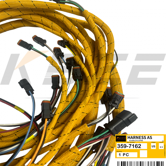 KBZE 3597162 359-7162 WIRING HARNESS AS-FRONT FOR CAT 950H 962H WHEEL ...