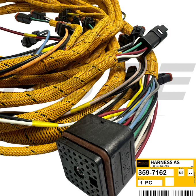 KBZE 3597162 359-7162 WIRING HARNESS AS-FRONT FOR CAT 950H 962H WHEEL ...