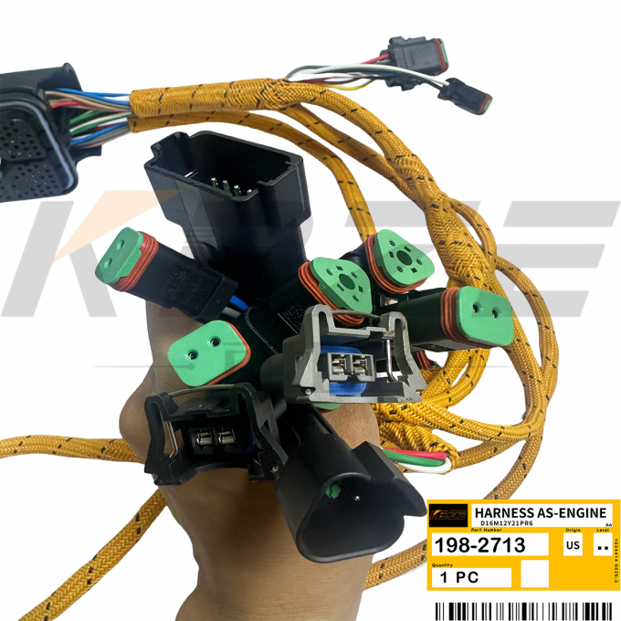 CATERPILLAR C7 1982713 198-2713 HARNESS AS-ENGINE FOR 324D 325D 328D ...