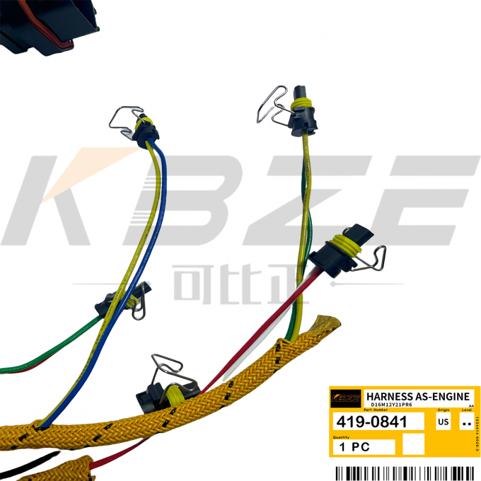 4190841 419-0841 KBZE 330C 330D 336D 340D EXCAVATOR HARNESS AS-ENGINE ...