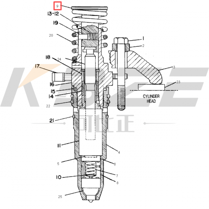 KBZE BRAND 7N-5310 7N5310 CATERPILLAR 3508 3512 3516 INJECTOR FOLLOWER