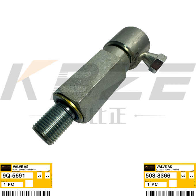CAT 508-8366 9Q-5691 GREASE FITTING FOR E323D E325D E330D E336D E345D ...