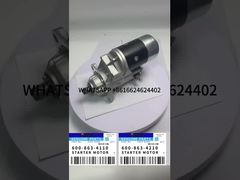 KBZE 600-863-4110 KOMATSU SAA6D102E ENGINE 600-863-4210 STARTER MOTOR ASSY 24V 10T 4.5KW