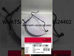 5348924 CUMMINS QSF3.8 DIESEL ENGINE FUEL DRAIN TUBE FOR XE135 CLG915E EXCAVATOR