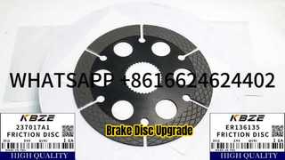 CASE 237017A1 JOHN DEERE ER136135 BRAKE DISC FOR 590SL, 590SM, 590L MACHINERY EQUIPMENT