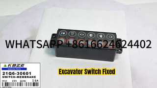 KBZE 21Q6-30601 HYUNDAI EXCAVATOR 21Q630601 MEMBRANE SWITCH ASSY FOR R140-9 R160-9 R180-9 R210-9 R30