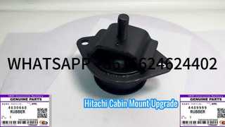 HITACHI 4630660 4409999 4366825 CABIN MOUNTING RUBBER FOR EX120 EX220 EX300 ZX110 ZX130 ZX160 ZX200