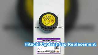 KBZE YA00038910 HITACHI ZAX130-5A ZAX130H-5A COOLANT TANK CAP EXCAVATOR PARTS REPLACEMENT