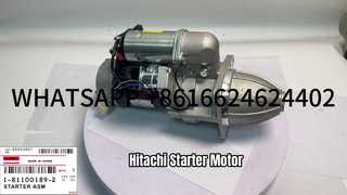KBZE 1-81100189-2 1-81100189-0 HITACHI EX200-1 4.5KW 11T 24V STARTER MOTOR FOR ISUZU 6BD1 ENGINE