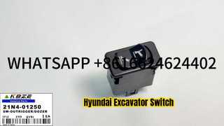 HYUNDAI R140W-7 R170W-7 R200W-7 WHEEL EXCAVATOR 21N4-01250 KBZE BRAND ROCKER SWITCH FITS HYUNDAI