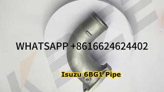 8-98180384-0 1-14112756-0 ISUZU 6BG1 ENGINE PIPE;INLET FOR HITACHI ZAX200-5 ZAX240-3 ZAX250 ZAX260