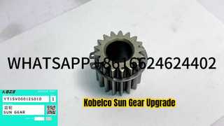 KBZE Replacement Kobelco YT15V00012S010 Final Drive Sun Gear Fits SK70 SK75 SK80 Excavator Travel Mo