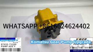 KOMATSU 07432-71200 141-43-00021 16Y-75-24000 GEAR PUMP FOR D54A D75A D80A D85A D95S SD16 For You