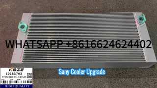 KBZE 60183793 HYDRAULIC OIL COOLER REPLACE FOR SANY SY205 SY215 SY220 EXCAVATOR