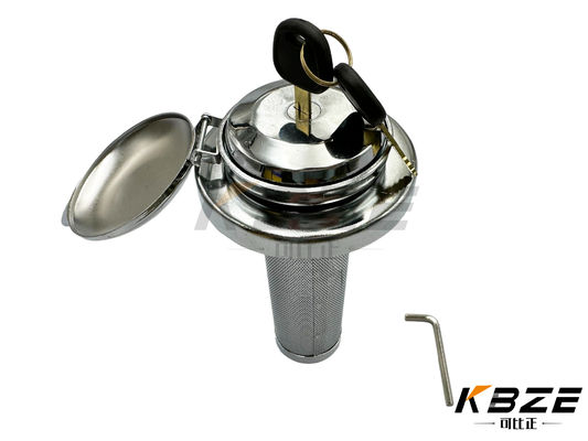 KOMATSU KOBELCO DAEWOO ANTI THIEF FUEL TANK CAP WITH 2KEY REPLACEMENT FOR PC / SK / DH EXCAVATOR