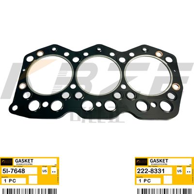 5I-7648 KBZE E320 EXCAVATOR HEAD GASKET  S6K 3066 ENGINE 222-8331 FOR E318 E319 E323