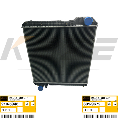 KBZE BRANDS 301-9672 210-5948 CAT C4.4 RADIATOR FITS FOR 416E 420E 432E 444E BACKHOE LOADER