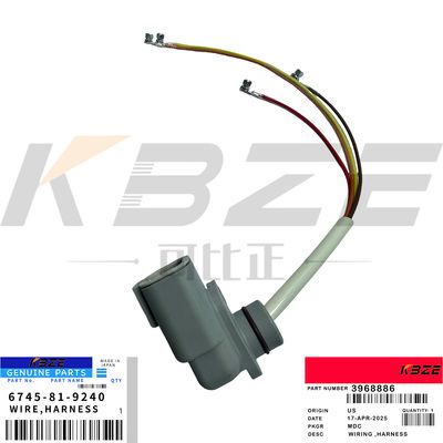 6745-81-9240 6745-81-9210 KOMATSU SAA6D114E-3 3968886 INJECTOR WIRING FOR PC300-8 PC300-8MO WA430