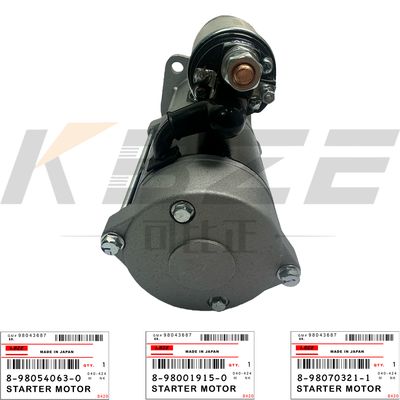 KBZE 8-98001915-0 ISUZU 4HK1 ENGINE 8-98070321-1 8-98054063-0 STARTER MOTOR 24V 13T 5.0KW FOR HITACHI ZX190 ZX210 ZX240 ZX280 ZX360