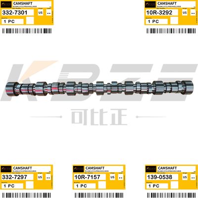 KBZE 332-7297 139-0538  3406E C15 C18 ENGINE 10R-7157 332-7301 10R3292 CAMSHAFT FOR 651B 657E 772