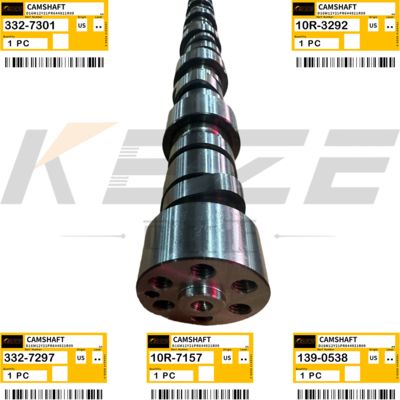 KBZE 332-7297 139-0538  3406E C15 C18 ENGINE 10R-7157 332-7301 10R3292 CAMSHAFT FOR 651B 657E 772