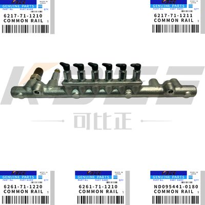 KBZE 6261-71-1220 6261-71-1210 KOMATSU 6D125 6D140 6D170 ENGINE 6217-71-1211 6217-71-1210 ND095441-0180 FUEL COMMON RAIL FITS PC400-7 PC400-8 PC450-7 PC450-8