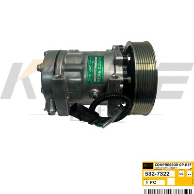 KBZE 532-7322 5327322 AC COMPRESSOR FITS  E336E E340 E349E E374F E390 EXCAVATOR