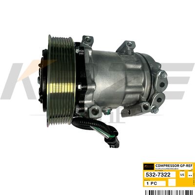 KBZE 532-7322 5327322 AC COMPRESSOR FITS  E336E E340 E349E E374F E390 EXCAVATOR