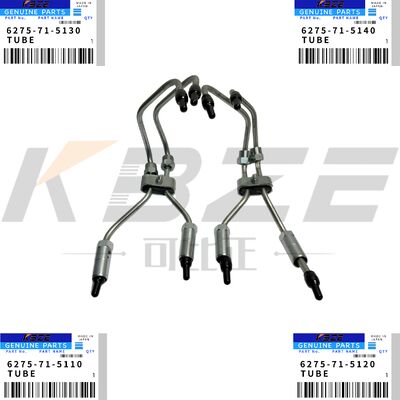 KBZE OEM PC70-8 PC138USLC-10 EXCAVATOR FUEL LINES 6275715110 6275715120 6275715130 6275715140 REPLACE FOR KOMATSU SAA4D95LE-6A/B