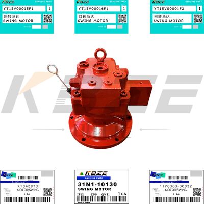 KBZE 31N1-10130 K1042873 170303-00032 DOOSAN DAEWOO SMALL EXCAVATOR JMF43 SG025 SWING MOTOR YT15V00015F1 YT15V00016F1 YT15V00001F2 YT15V00005F2 6H 15T R75 R80 DH75 DH80 DX80 SK75 SK80