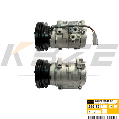 KBZE OEM 259-7244 2597244  AC COMPRESSOR REPLACE E311 E312 E320 E323 EXCAVATOR