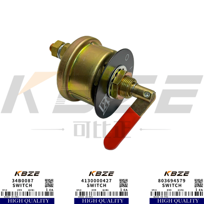 KBZE BATTERY MAIN SWITCH LIUGONG 34B0087 SDLG 4130000427 XCMG 803694579 FOR CLG922 XE215 EXCAVATOR