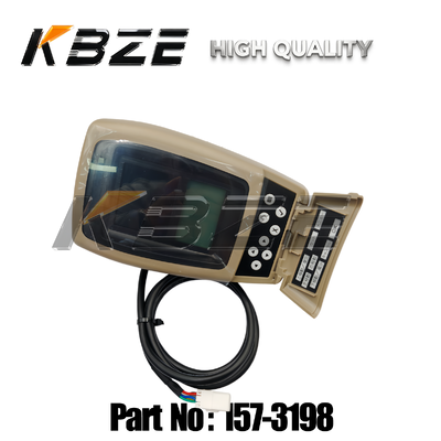 KBZE HIGH QUALITY 157‑3198 EXCAVATOR PARTS LCD MONITOR FOR 320C 330C EXCAVATOR CAB CONTROL MONITOR ASSEMBLY