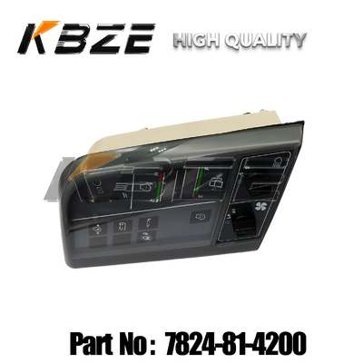 KBZE 7824‑81‑4200 MONITOR ASSEMBLY FOR KOMATSU PC10‑7 PC15‑3 PC20‑7 PC20‑8 PC25‑8 PC27‑8 PC30‑8 PC35‑8 PC40‑8 MINI EXCAVATOR