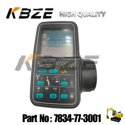 KOMATSU MONITOR DISPLAY 7834-77-3001 FOR  PC120-6 PC200-6 PC230-6 PC250-6 PC300-6 PC400 EXCELLENT DISPLAY PERFORMANCE