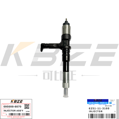 KBZE 6251-11-3100 KOMATSU SAA6D125E-5 ENGINE 095000-6070 INJECTOR ASS'Y FOR PC400-8 PC450-8 EXCAVATOR