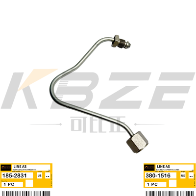 KBZE BRAND 185-2831  3406 ENGINE 380-1516 FUEL PIPE FOR D350 D400 E375L 5080 EQUIPMENT