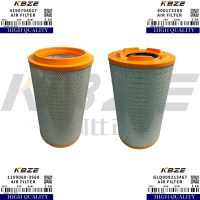 KBZE 160602020020A 1109060-3560 SANY LGMG XCMG ZOOMLION AIR FILTER MINING TRUCK SKT90S SKT105S SKT115S CMT86 CMT96 CMT106 XG90G XG105G