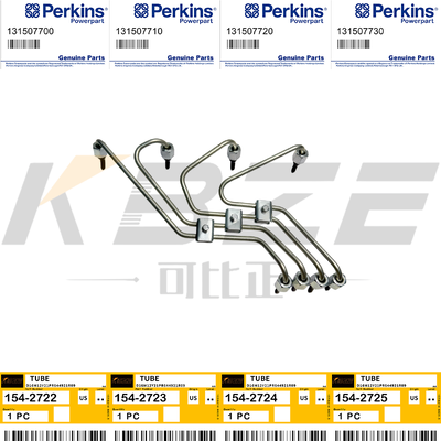KBZE 154-2722 154-2723 PERKINS 404D-22 C2.2 3014 3024 ENGINE FUEL LINES 154-2724 154-2725 FITS FOR E304.5 E305 E306 E307 MINI EXCAVATOR