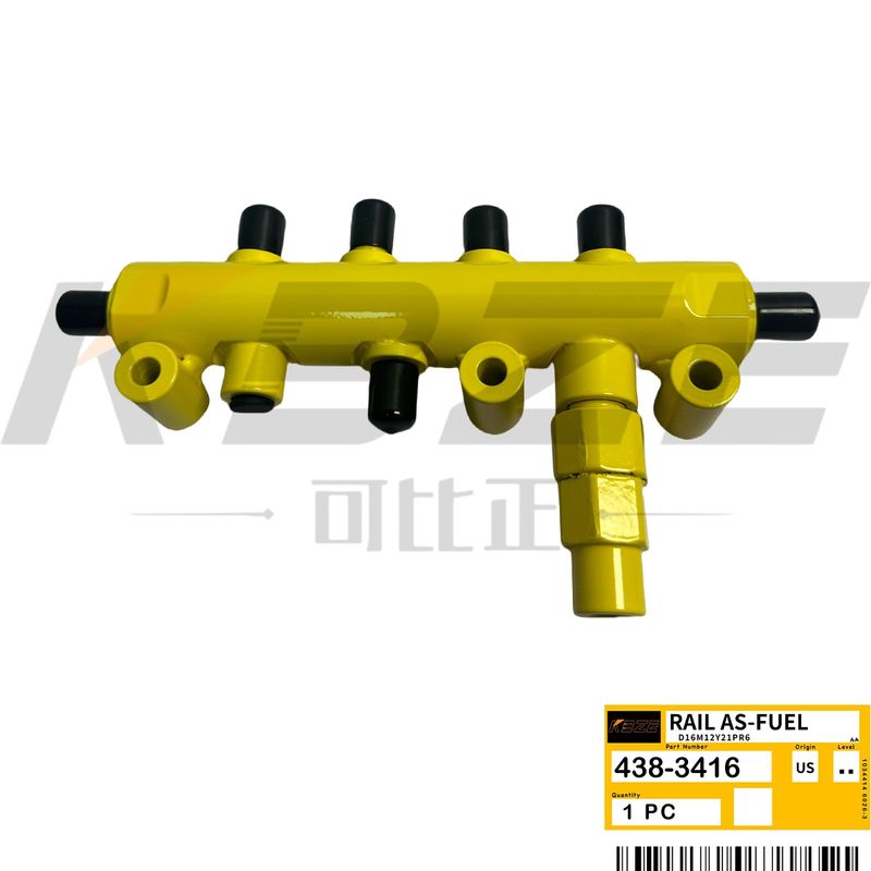  320D 323D EXCAVATOR 438-3416 RAIL AS-FUEL 320D 323D FITS C6.4 C6.6 ENGINE