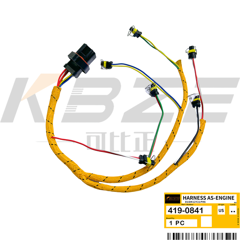 4190841 419-0841 KBZE 330C 330D 336D 340D EXCAVATOR HARNESS AS-ENGINE FOR  C9 C-9 ENGINE