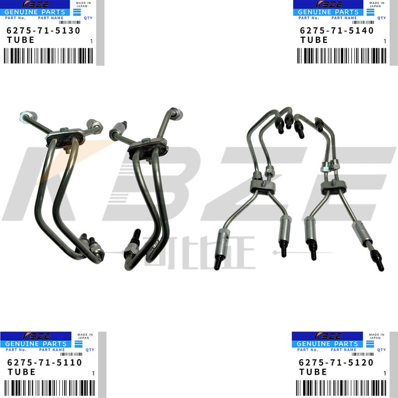​5272181 ​5272182 KBZE OEM PC70-8 PC138USLC-10 EXCAVATOR FUEL LINES 6275715110 6275715120 6275715130 6275715140 REPLACE FOR KOMATSU SAA4D95LE-6A/B