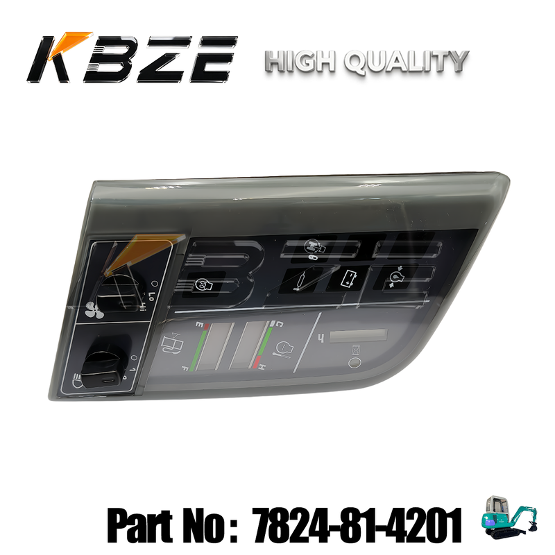 KOMATSU 7824-81-4201 MONITOR INSTRUMENT CLUSTER REPLACEMENT FOR PC10-7 PC15-3 PC20-7 PC20-8 PC25-8 PC27-8 PC30-8 PC35-8 PC40-8