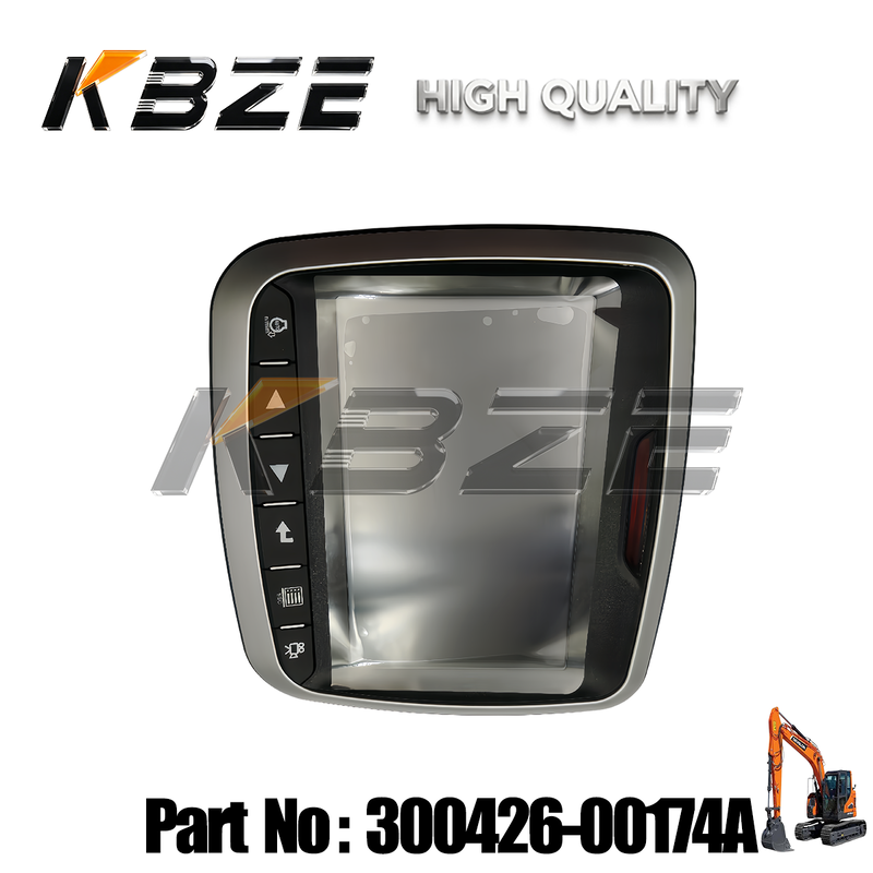 REPLACEMENT MONITOR GAUGE PANEL 300426‑00174 DOOSAN DX‑9 SERIES EXCAVATOR DX225‑9 DX300‑9 DX340‑9 DX480‑9 DX500‑9